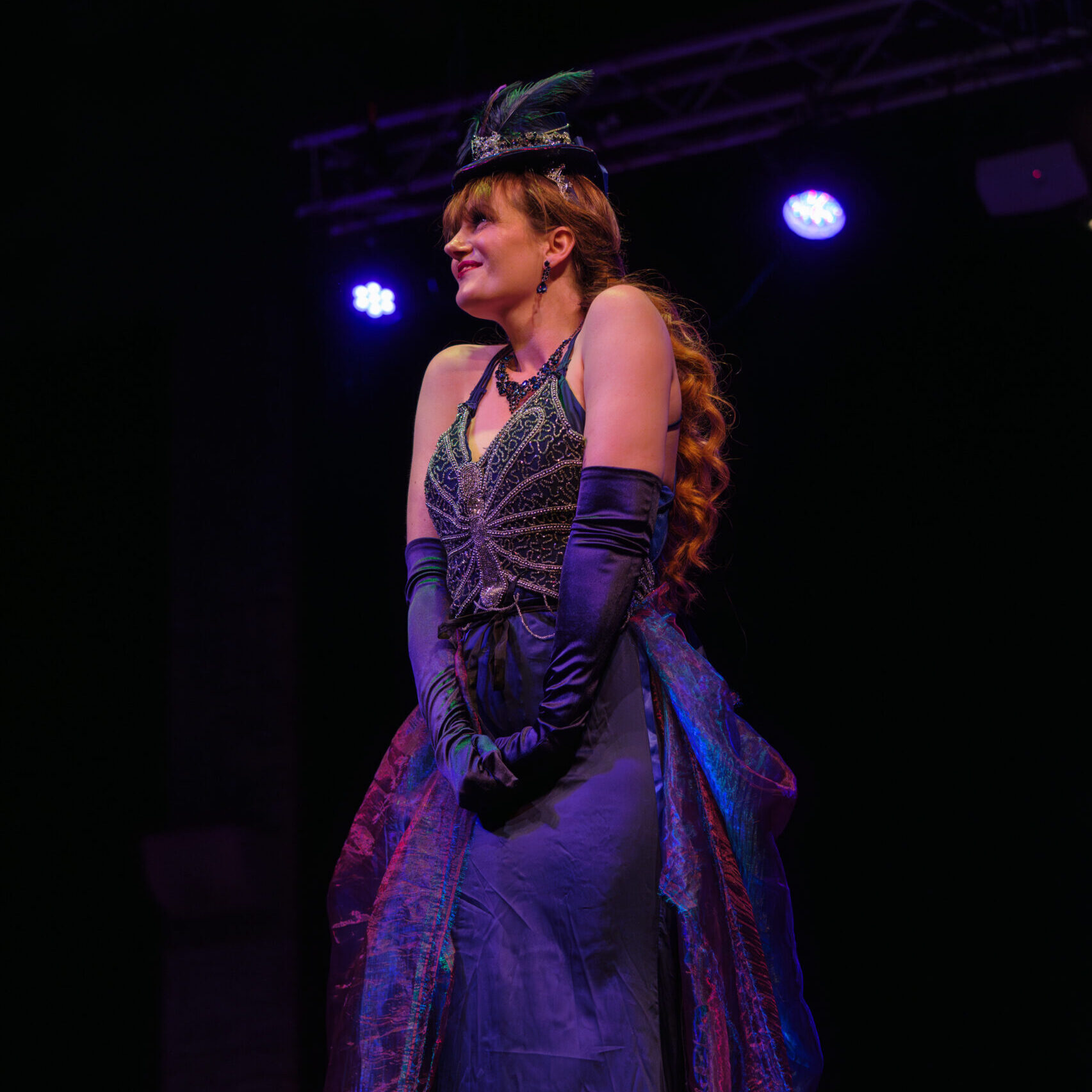 Alice Wonders, Dutch burlesque performer, performing in a magical fantasy world